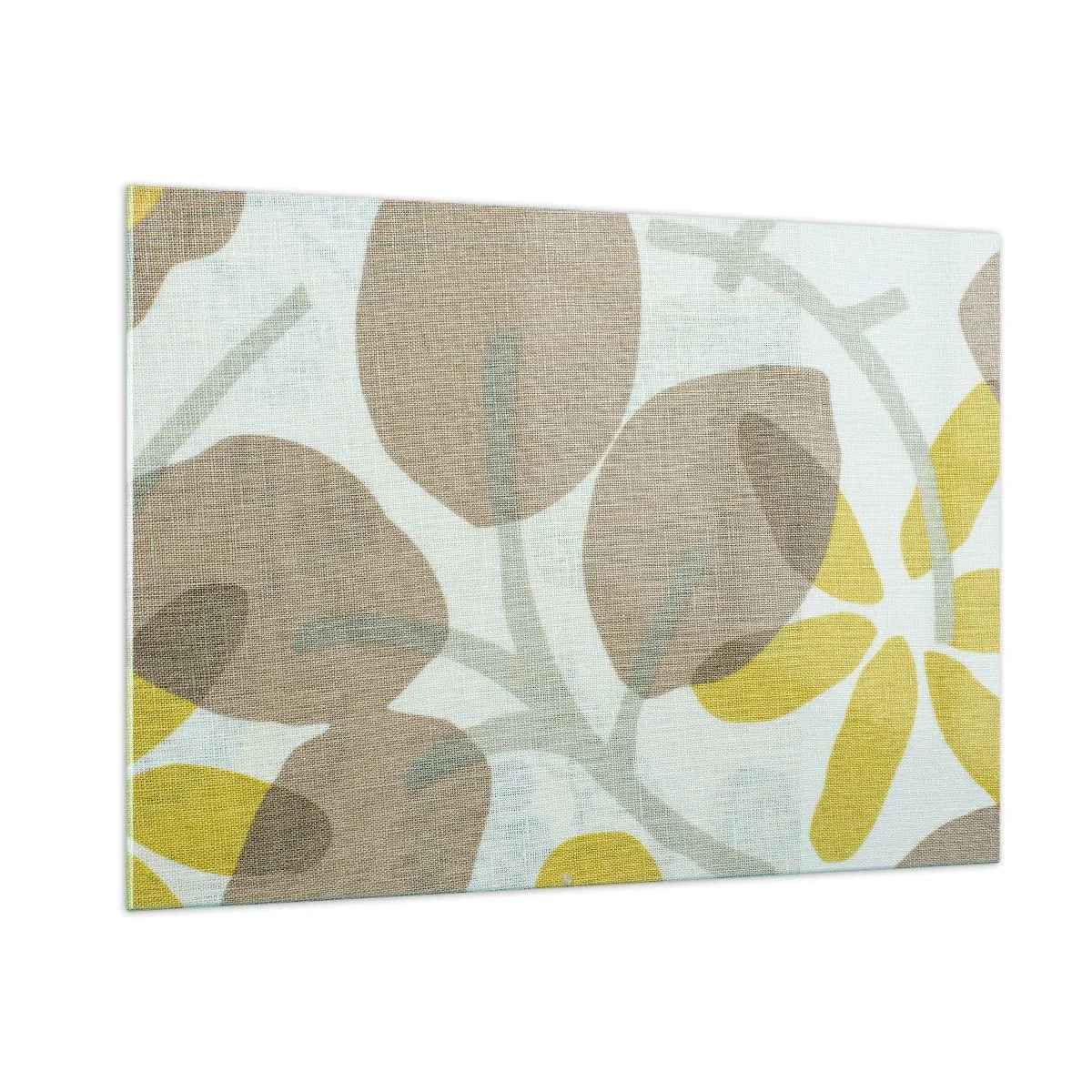 Glastavla - Bild på glas - Komposition i solskenet - 100x70 cm