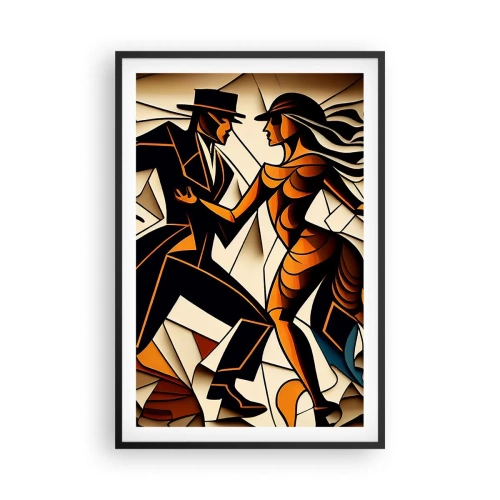 Affisch i svart ram - Passionsdans - 61x91 cm