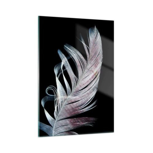 Glastavla - Bild på glas - Tänk på smekning - 50x70 cm