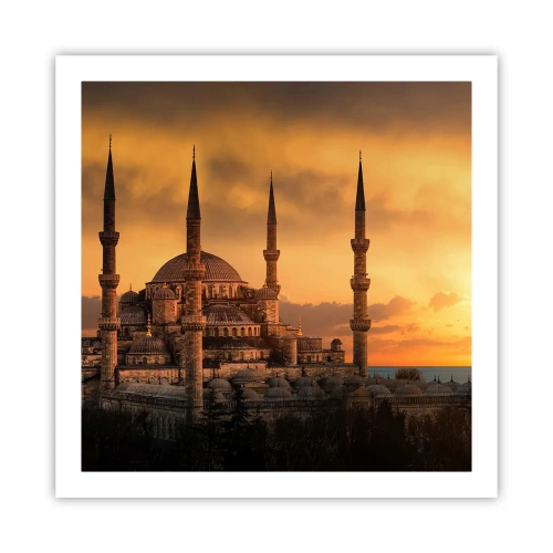 Affisch - Gud är stor - 60x60 cm