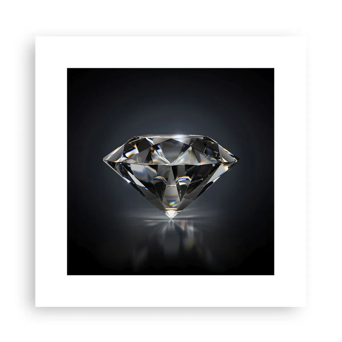 Affisch - Bästa flickvännen - 30x30 cm