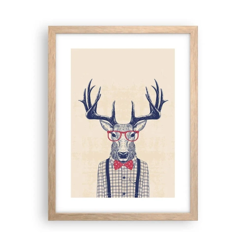 Affisch i ram av ljusek - Rolig extravagans - 30x40 cm