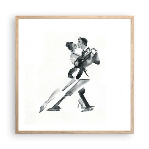 Affisch i ram av ljusek - I en rytm - 60x60 cm