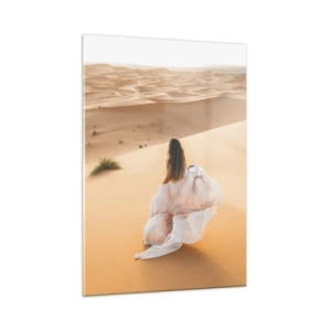 Glastavla - Bild på glas - Flyt till friheten - 50x70 cm