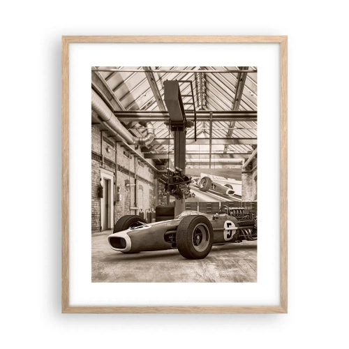 Affisch i ram av ljusek - Segrarens vila - 40x50 cm