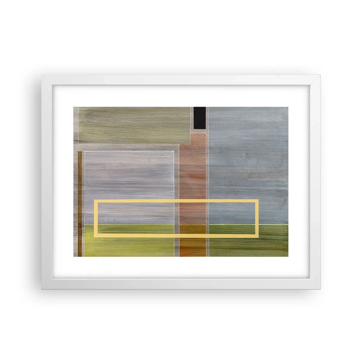 Affisch i vit ram - Rakt och lugnt - 40x30 cm