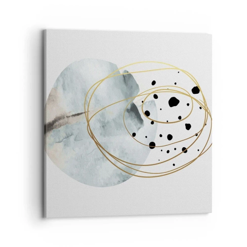 Canvastavla - Bild på duk - I rummets famn - 70x70 cm