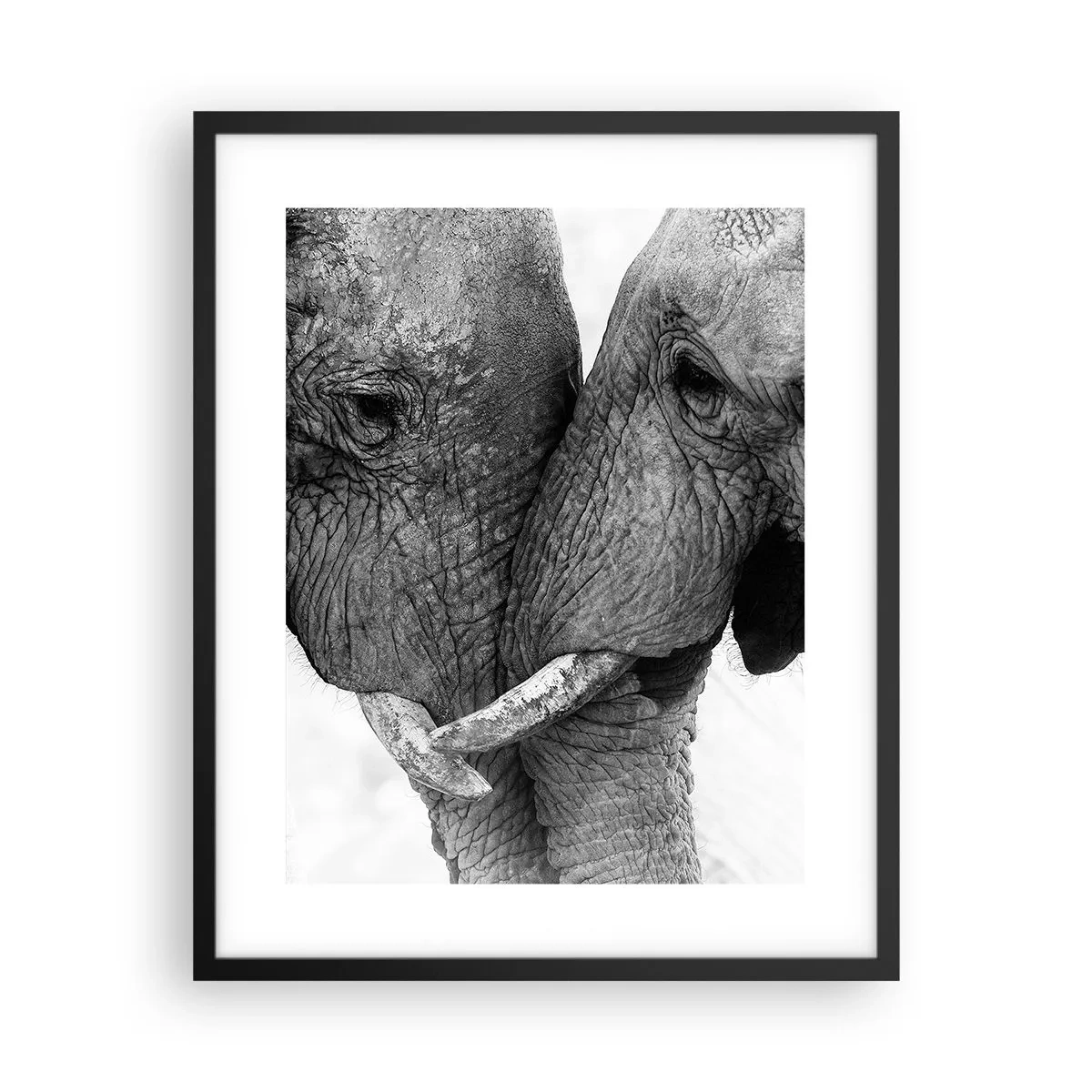 Affisch i svart ram - Hjärtlig bekännelse - 40x50 cm