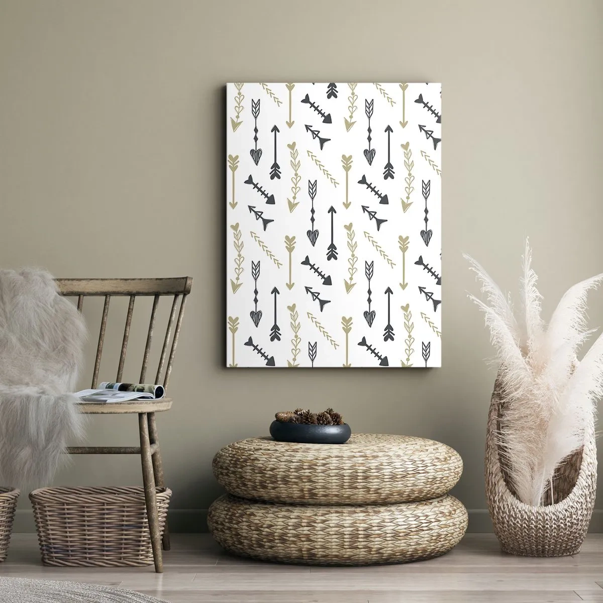 Canvastavla - Bild på duk - Pilbågsskyttens sömn - 50x70 cm