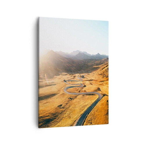 Canvastavla - Bild på duk - I gulddalen - 50x70 cm