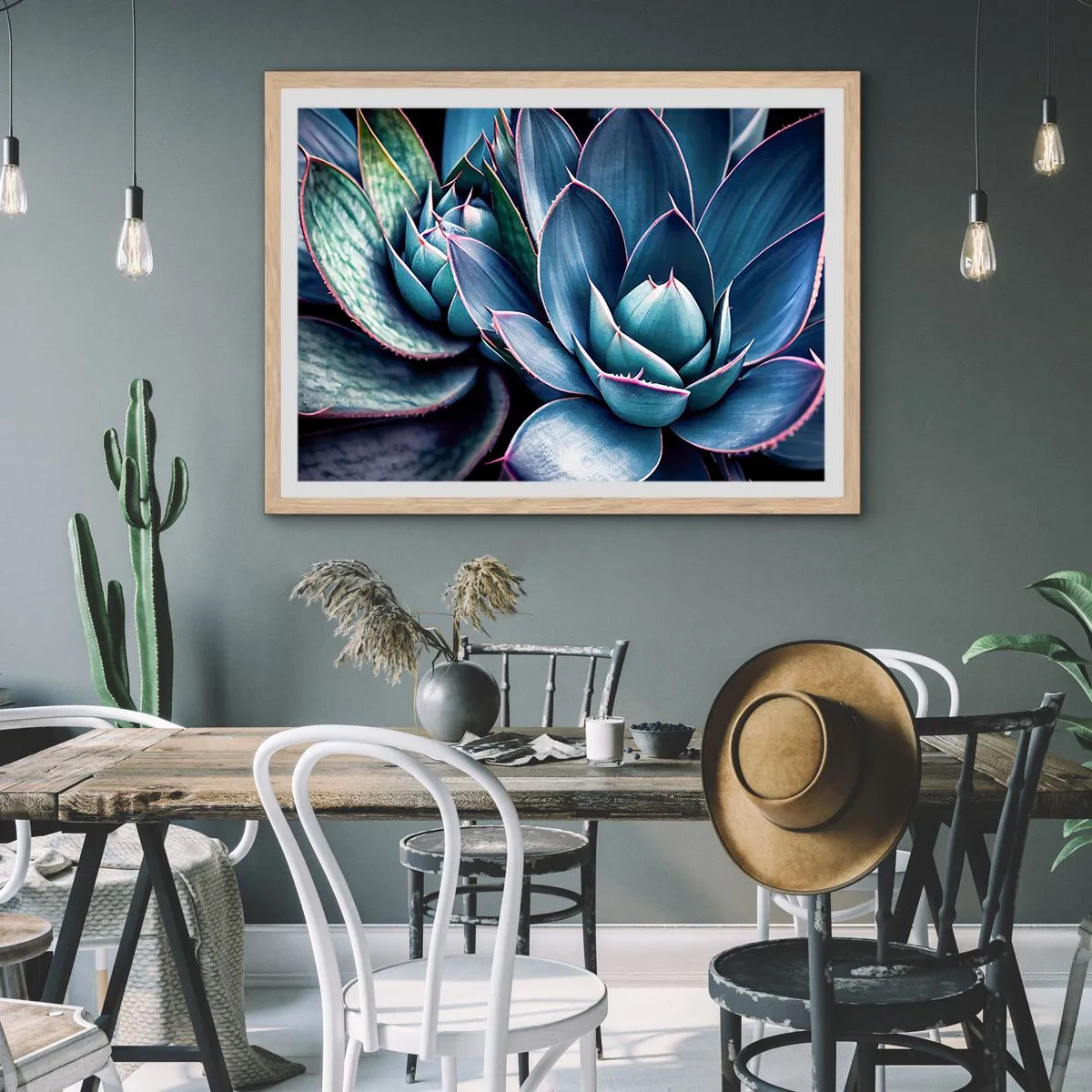 Affisch i ram av ljusek - Vital kraft - 91x61 cm