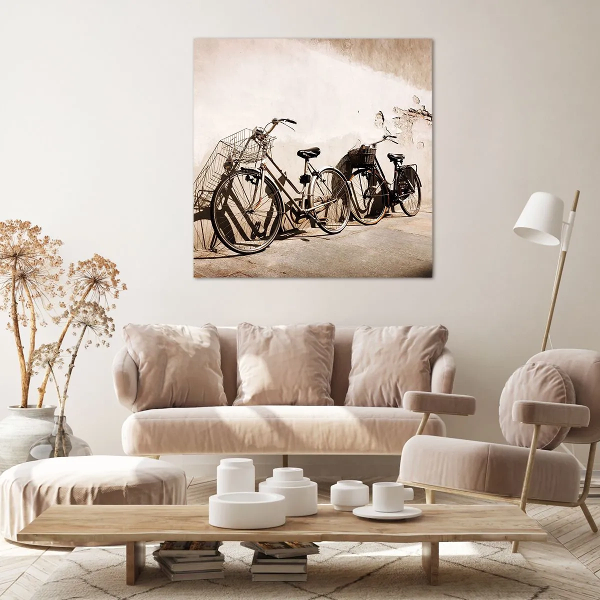 Canvastavla - Bild på duk - Oförglömlig charm av det förflutna - 30x30 cm