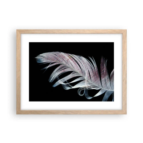 Affisch i ram av ljusek - Tänk på smekning - 40x30 cm