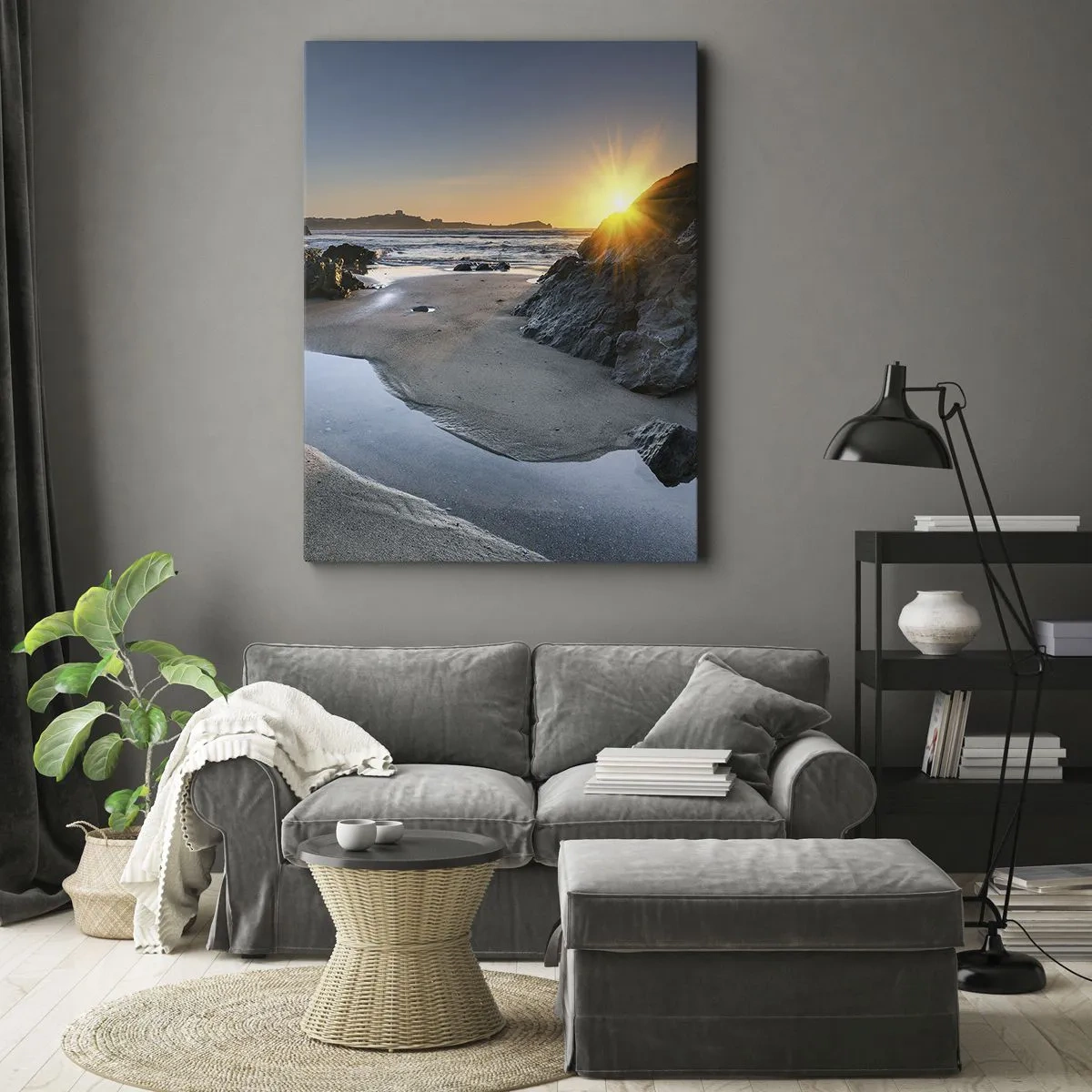 Canvastavla - Bild på duk - Orörd av människan - 50x70 cm