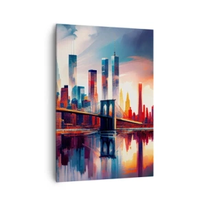 Canvastavla - Bild på duk - Fenomenala New York - 70x100 cm