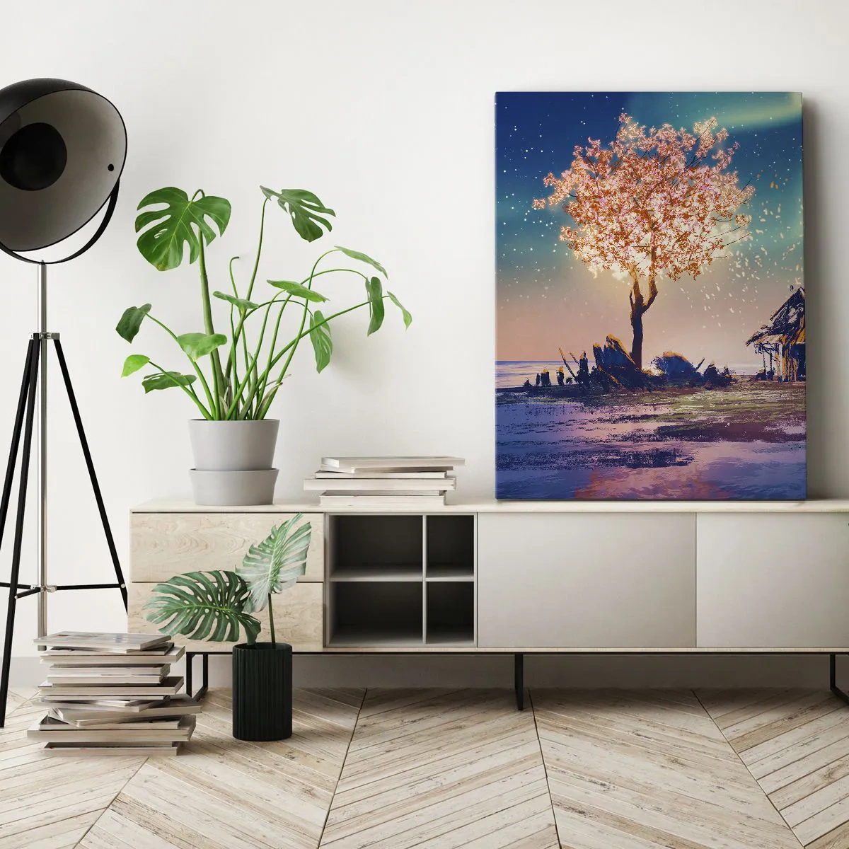 Canvastavla - Bild på duk - Naturen är tidlös - 50x70 cm