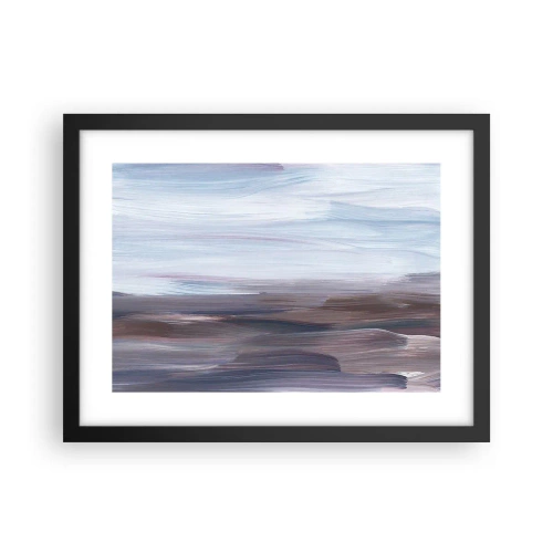 Affisch i svart ram - Element: vatten - 40x30 cm