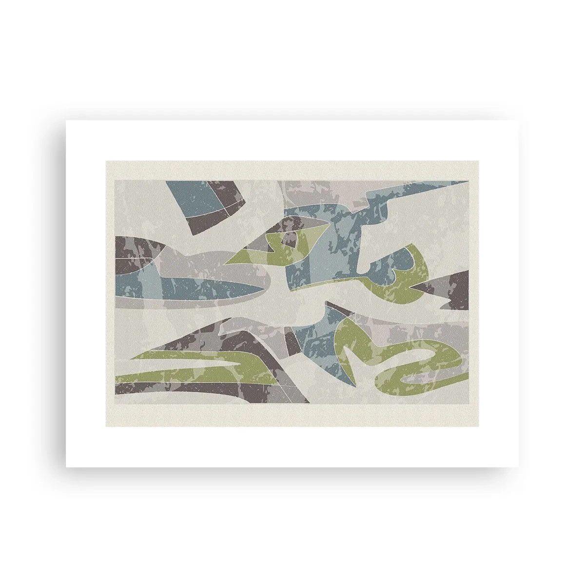 Affisch - Komposition bakom glas - 40x30 cm