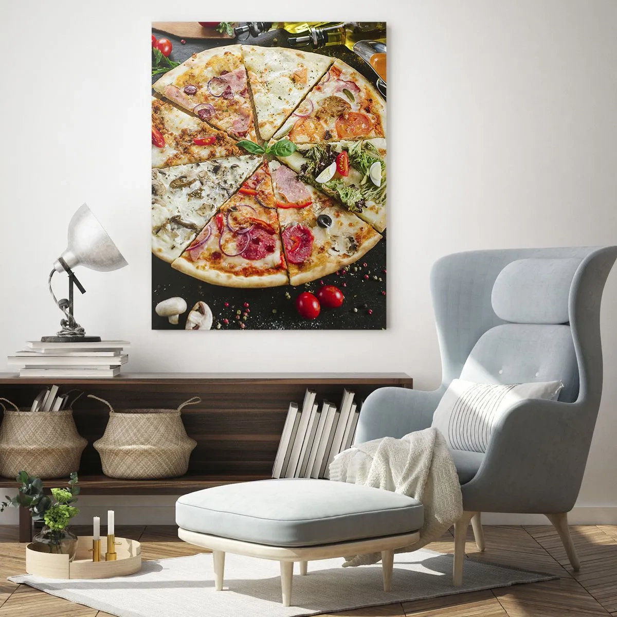 Glastavla - Bild på glas - Smakurval - 50x70 cm