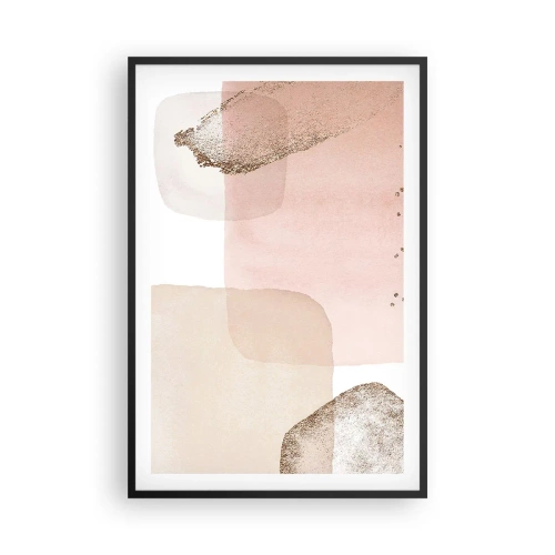 Affisch i svart ram - Titta genom färgen - 61x91 cm