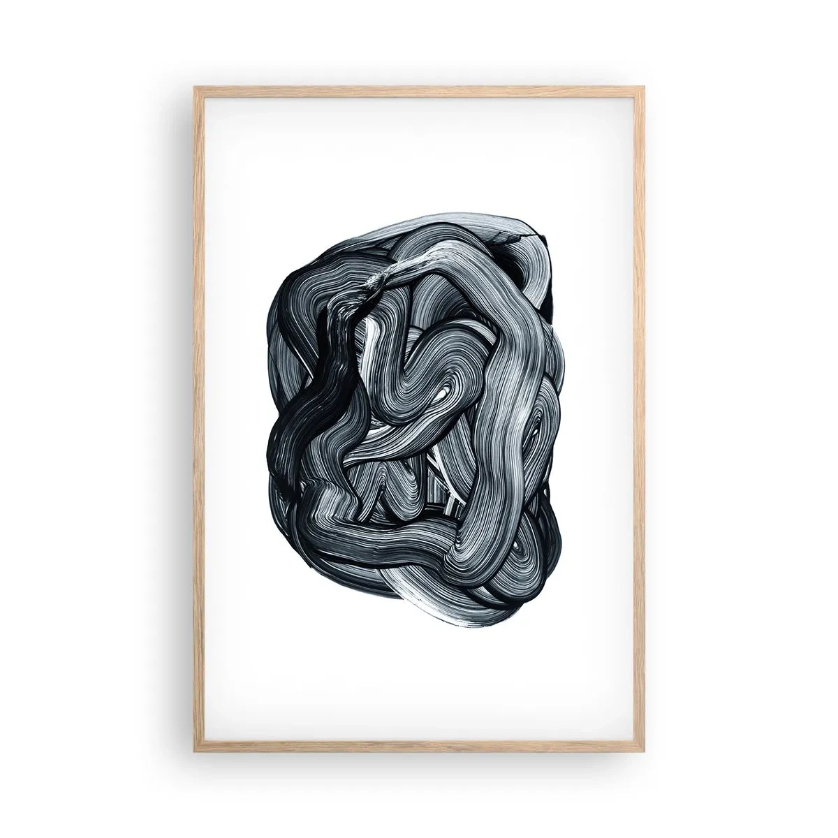 Affisch i ram av ljusek - Det är inte så enkelt - 61x91 cm