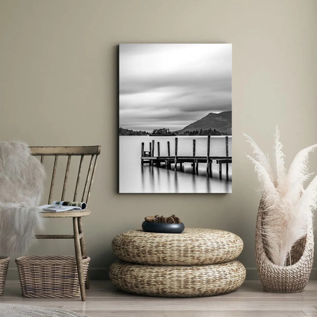 Canvastavla - Bild på duk - Mildhet och styrka - 50x70 cm