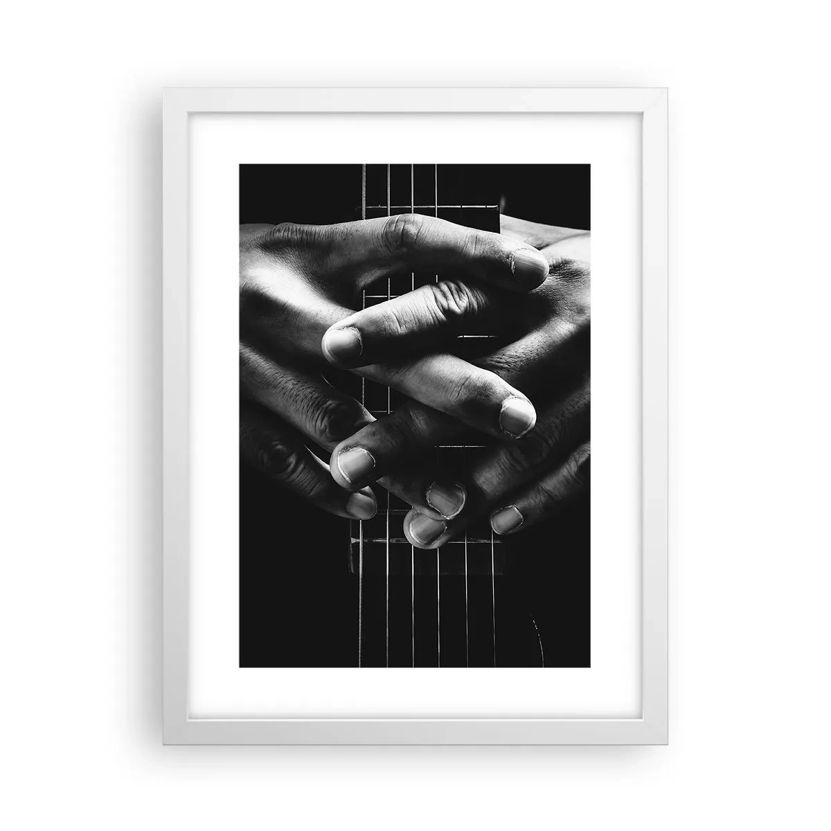 Affisch i vit ram - Artistens bön - 30x40 cm