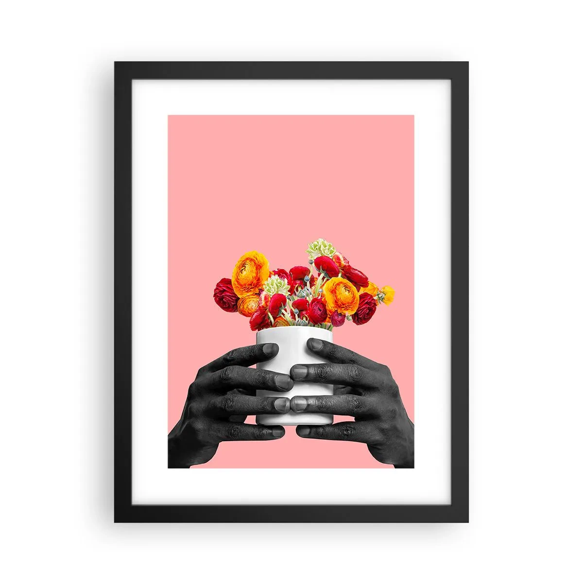 Affisch i svart ram - Livets apoteos - 30x40 cm