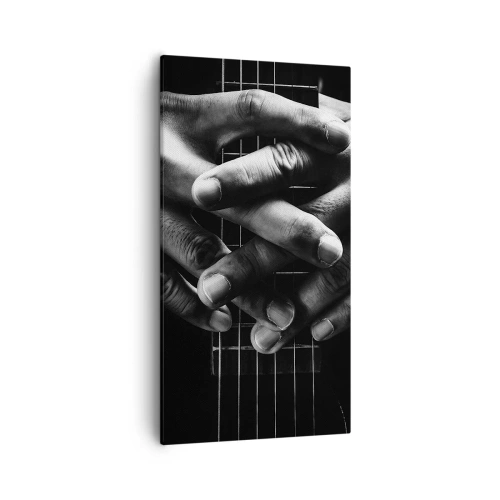 Canvastavla - Bild på duk - Artistens bön - 55x100 cm