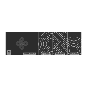 Provbit av fototapet Premium Sand - I keltisk anda - Abstraktion, Bit, Minimalism - 100x30 cm