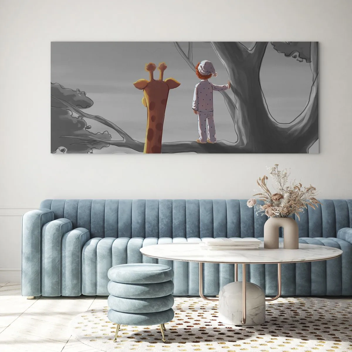 Glastavla - Bild på glas - Det händer på riktigt - 120x50 cm