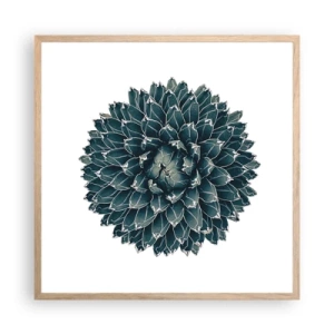 Affisch i ram av ljusek - Öknens stjärna - 60x60 cm