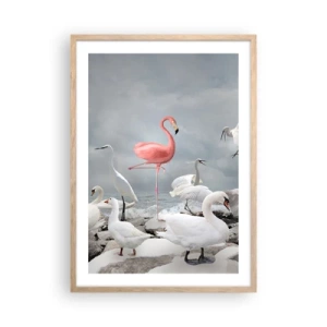 Affisch i ram av ljusek - Hur har jag hamnat här? - 50x70 cm