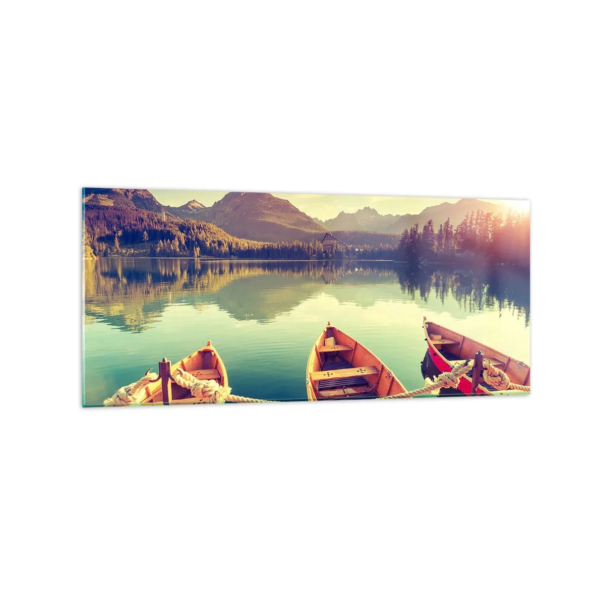 Glastavla - Bild på glas - Leva dess rätter - 120x50 cm