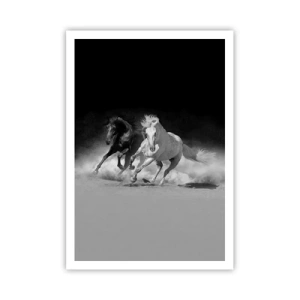 Affisch - Frihetens galopp - 70x100 cm