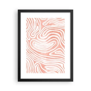 Affisch i svart ram - I en labyrint av koraller - 30x40 cm