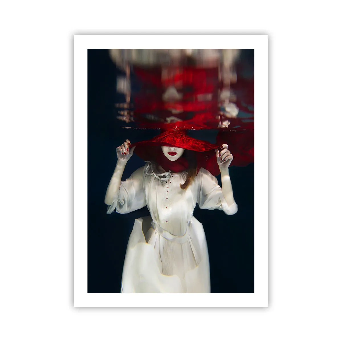 Affisch - Konstig fru - 50x70 cm