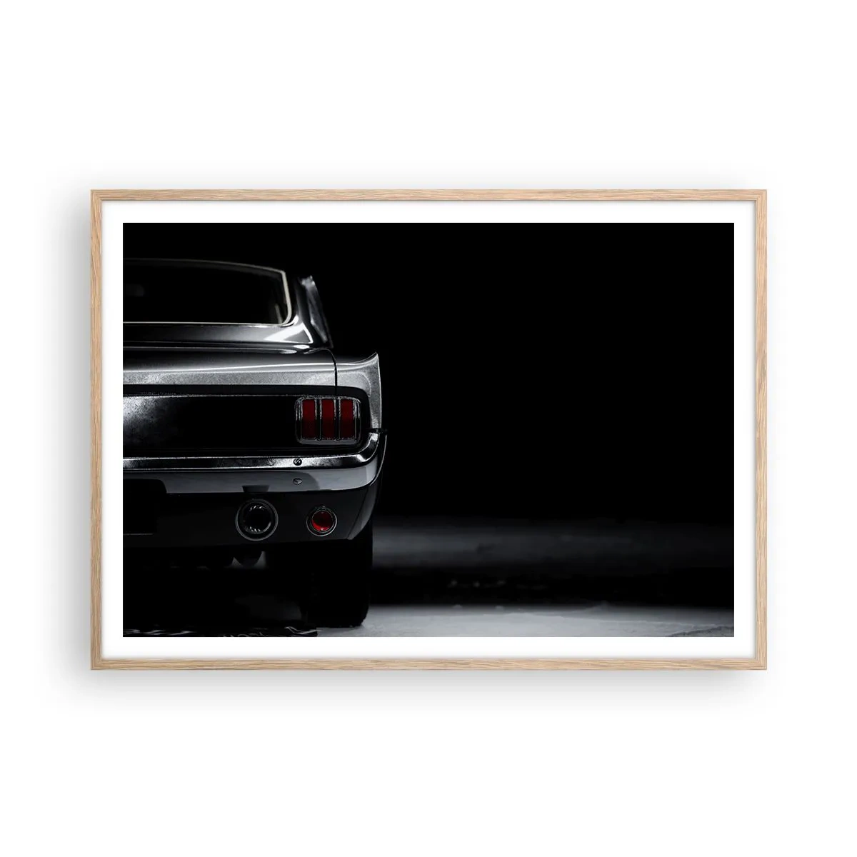 Affisch i ram av ljusek - Klassisk charm - 100x70 cm