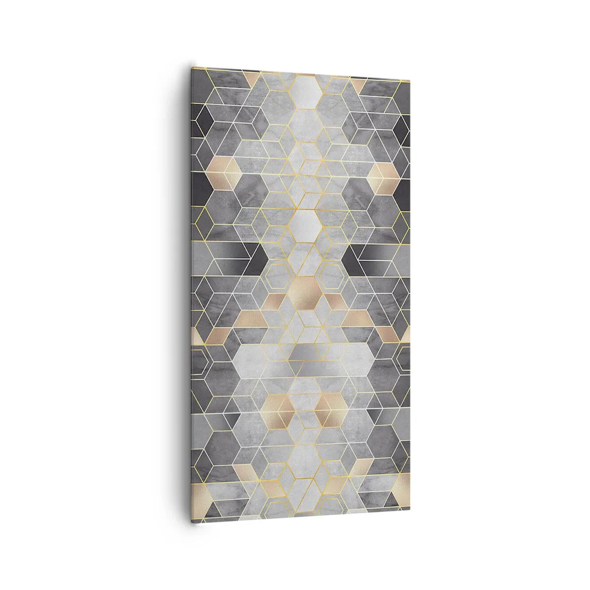 Canvastavla - Bild på duk - Diamantkomposition - 65x120 cm