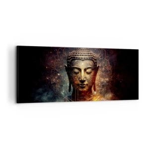 Canvastavla - Bild på duk - Andlig balans - 100x40 cm
