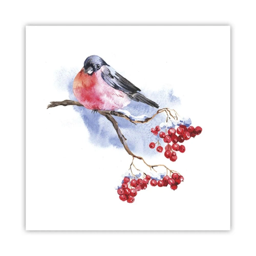 Affisch - Vinter i färger - 60x60 cm