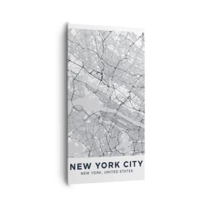 Canvastavla - Bild på duk - Metropolens anatomi - 65x120 cm