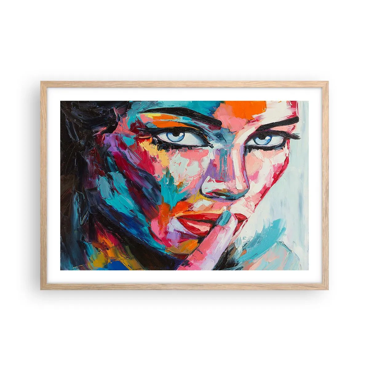 Affisch i ram av ljusek - Vår första hemlighet - 70x50 cm