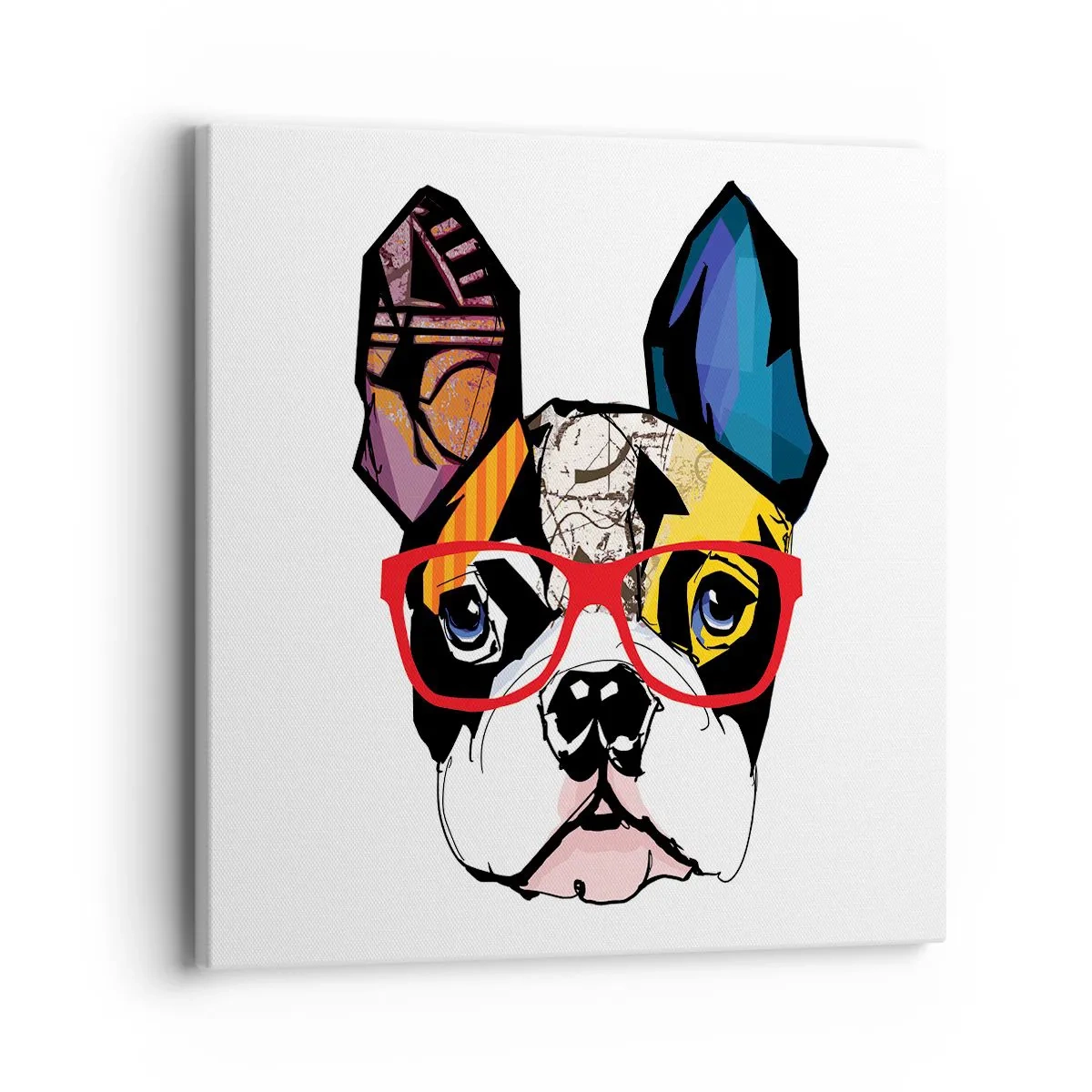 Canvastavla - Bild på duk - Intellektuell - 40x40 cm