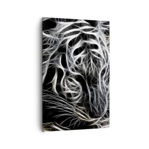 Canvastavla - Bild på duk - En studie om kattens lätthet - 80x120 cm