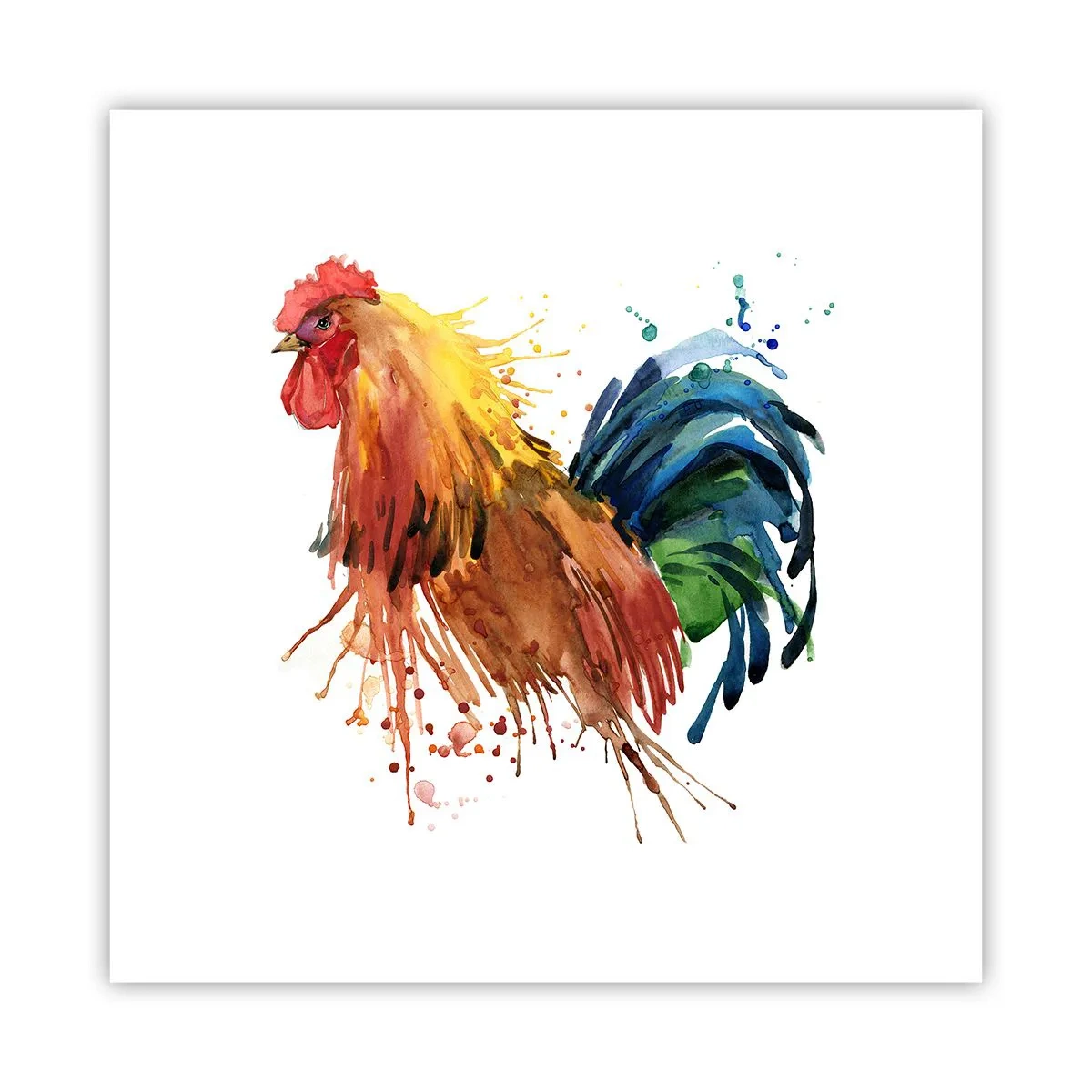 Affisch - Kungliga kläder, kunglig stolthet - 40x40 cm