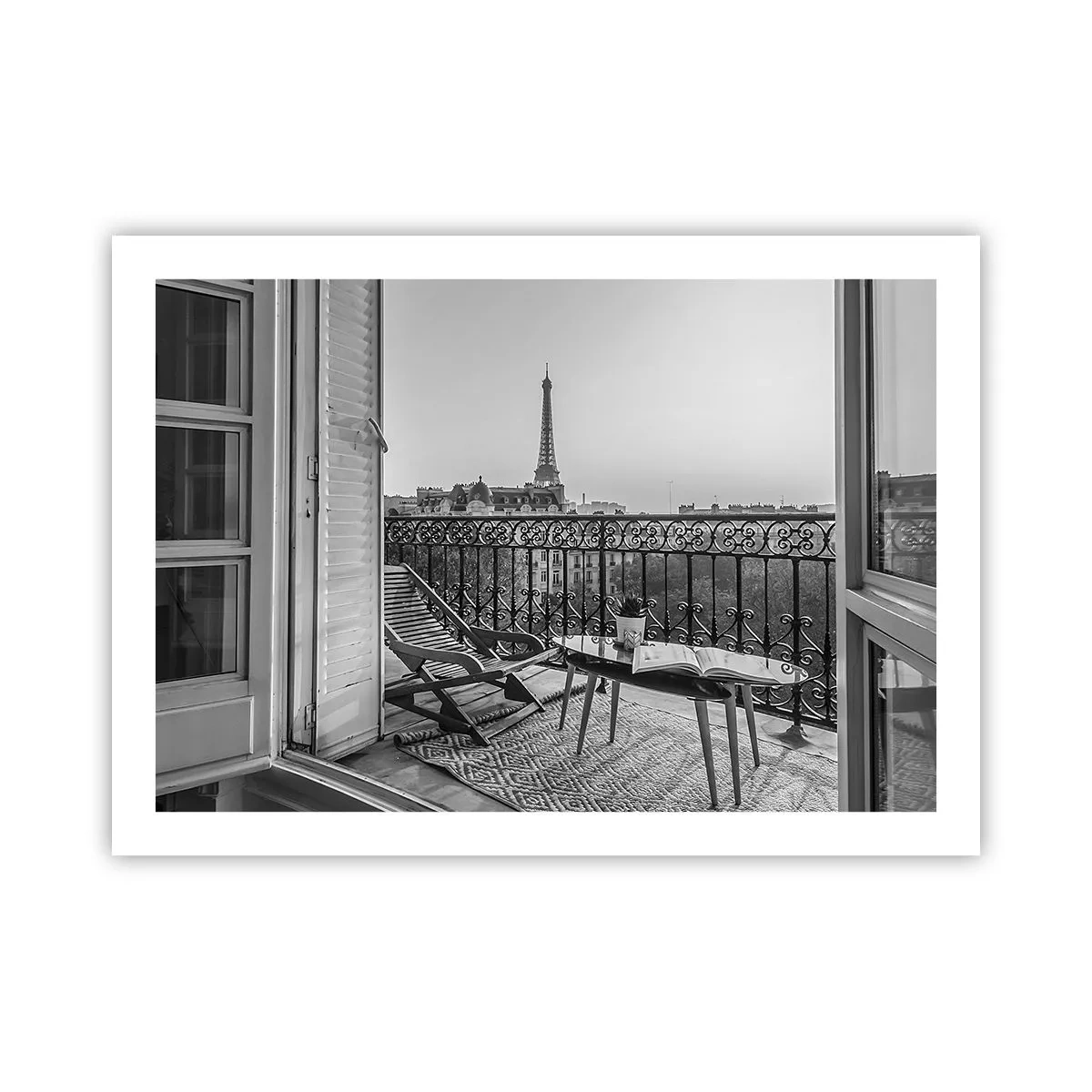 Affisch - En eftermiddag i Paris - 70x50 cm
