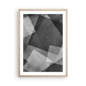 Affisch i ram av ljusek - Den eviga symbolen för hållbarhet och ordning - 50x70 cm