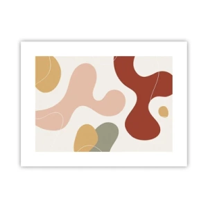 Affisch - Ornamental zig-zack? - 40x30 cm