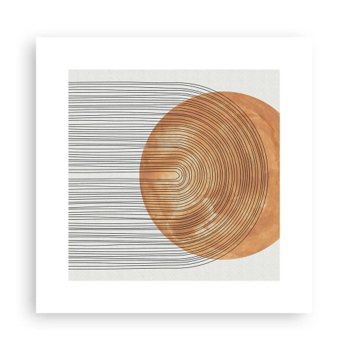 Affisch - En solig komposition - 30x30 cm